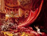 Jean Beraud  - Bilder Gemälde - Symphony in Red and Gold
