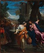 Annibale Carracci - Bilder Gemälde - Christ and the Samaritan Woman