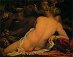 Annibale Carracci  - Bilder Gemälde - Venus with a Satyr and Cupids