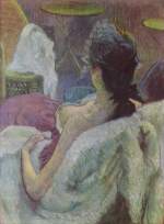 Henri de Toulouse Lautrec  - Peintures - Modèle au repos