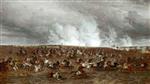 Thomas Sidney Cooper  - Bilder Gemälde - The Battle of Waterloo