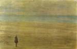 James Abbott McNeill Whistler - Bilder Gemälde - Harmonie in Blau und Silber (Trouville)