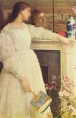 James Abbott McNeill Whistler - paintings - Symphony in white no. 2 (The little White Girl)