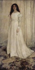 James Abbott McNeill Whistler - Bilder Gemälde - Symphonie, Mädchen in Weiss