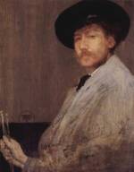 James Abbott McNeill Whistler - Peintures - Autoportrait
