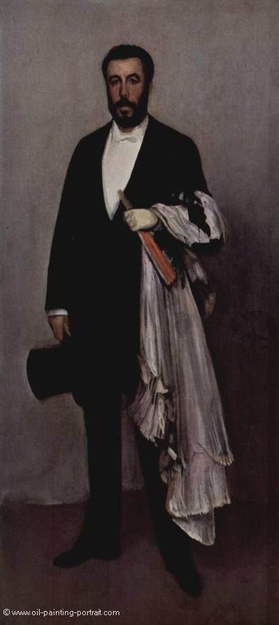 Arrangement In Flesh Colour an Black (Portait of Theodore Duret)
