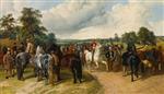 John Frederick Herring  - Bilder Gemälde - English Horse Fair on Southborough Common