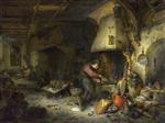 Adriaen van Ostade - Bilder Gemälde - An Alchemist