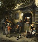 Adriaen van Ostade  - Bilder Gemälde - The Fiddler