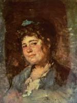 Nicolae Grigorescu  - Peintures - Portrait d'une femme