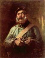 Nicolae Grigorescu  - paintings - Waechter von Chailly
