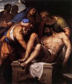 Paolo Veronese  - Bilder Gemälde - Deposition of Christ
