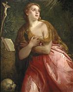 Paolo Veronese  - Bilder Gemälde - Die büßende Maria Magdalena