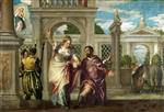 Paolo Veronese  - Bilder Gemälde - Emperor Augustus and the Sibyl