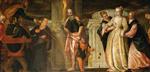 Paolo Veronese  - Bilder Gemälde - Esther before Ahasver