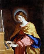Giovanni Francesco Guercino  - Bilder Gemälde - Saint Cecilia