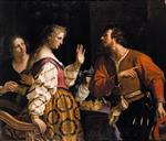Giovanni Francesco Guercino  - Bilder Gemälde - Semiramis Called to Arms
