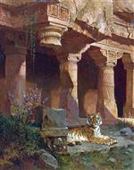 Rudolf Ernst  - Bilder Gemälde - Tiger at Rest