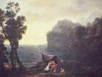 Claude Lorrain - paintings - Landscape with Acis and Galathe