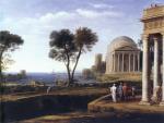 Claude Lorrain - paintings - Landscape with Aeneas at Delos