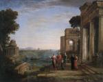 Claude Lorrain - paintings - Aeneas Farewell to Dido in Cathage