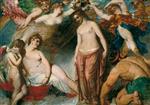 William Etty  - Bilder Gemälde - Pandora Crowned by the Seasons