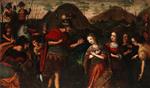 Frans Francken - Bilder Gemälde - King Solomon Receiving the Queen of Sheba-2