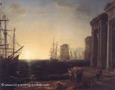 Harbour Scene at Sunset