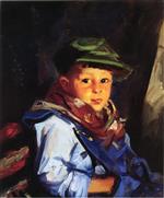Robert Henri - Bilder Gemälde - Boy with a Green Cap