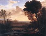 Claude Lorrain - paintings - Landscape with Paris and Oenone