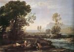 Claude Lorrain - paintings - Landscape with Rest in Flight to Egypt