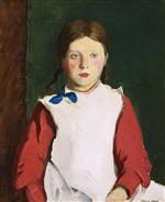 Robert Henri  - Bilder Gemälde - Little Irish Girl