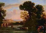 Claude Lorrain - Bilder Gemälde - Landschaft mit Hirten (Pastorale)
