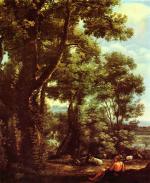 Claude Lorrain  - Peintures - Paysage avec chevrier