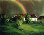 Robert Henri  - Bilder Gemälde - The Rainbow, Normandie