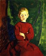 Robert Henri  - Bilder Gemälde - Thomas in His Red Coat