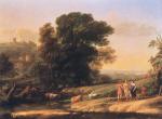 Claude Lorrain  - paintings - Landscape with Cephalus and Procris Reunited by Diana