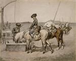 Frederic Remington - Bilder Gemälde - An Amoor Cossack