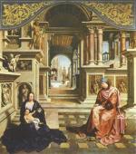 Jan Gossaert - Peintures - Saint Luc dessinant la Madone