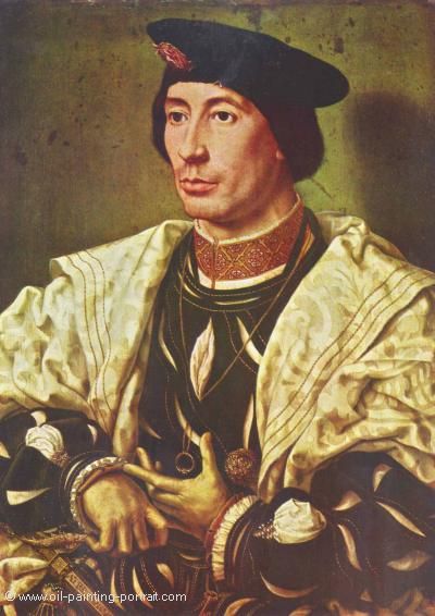 Portrait of Baudouin of Burgundy
