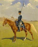 Frederic Remington  - Bilder Gemälde - The Hussar