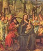 Jan Gossaert - paintings - Heilige Familie