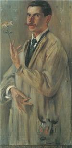 Lovis Corinth  - Bilder Gemälde - Portrait of the Painter Otto Eckmann