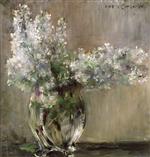 Lovis Corinth  - Bilder Gemälde - Still Life with White Lilacs