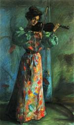 Lovis Corinth  - Bilder Gemälde - The Violinist
