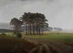 Caspar David Friedrich  - Bilder Gemälde - The Midday