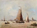 Bild:Sailing Boats in the Port of Dordrecht