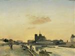 Johan Barthold Jongkind  - Bilder Gemälde - View of Notre Dame, Paris
