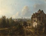 Johan Barthold Jongkind  - Bilder Gemälde - View over Montmartre