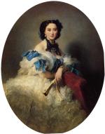 Franz Xavier Winterhalter - Peintures - Comtesse Varvara Alekseyevna Musina Pushkina